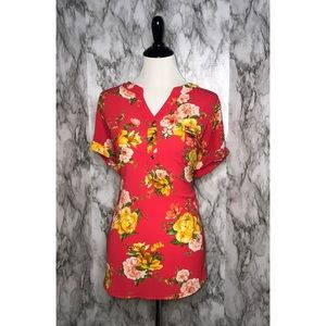 NWOT Plus Size Floral Shirt